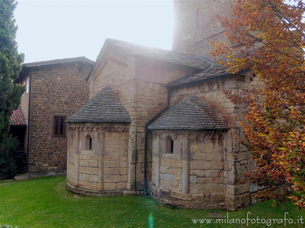 Sotto il Monte (Bergamo, Italy) - Back of the Abbey of Sant'Egidio in Fontanella